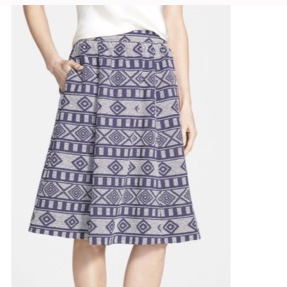 Nordstrom’s halogen blue midi skirt B65